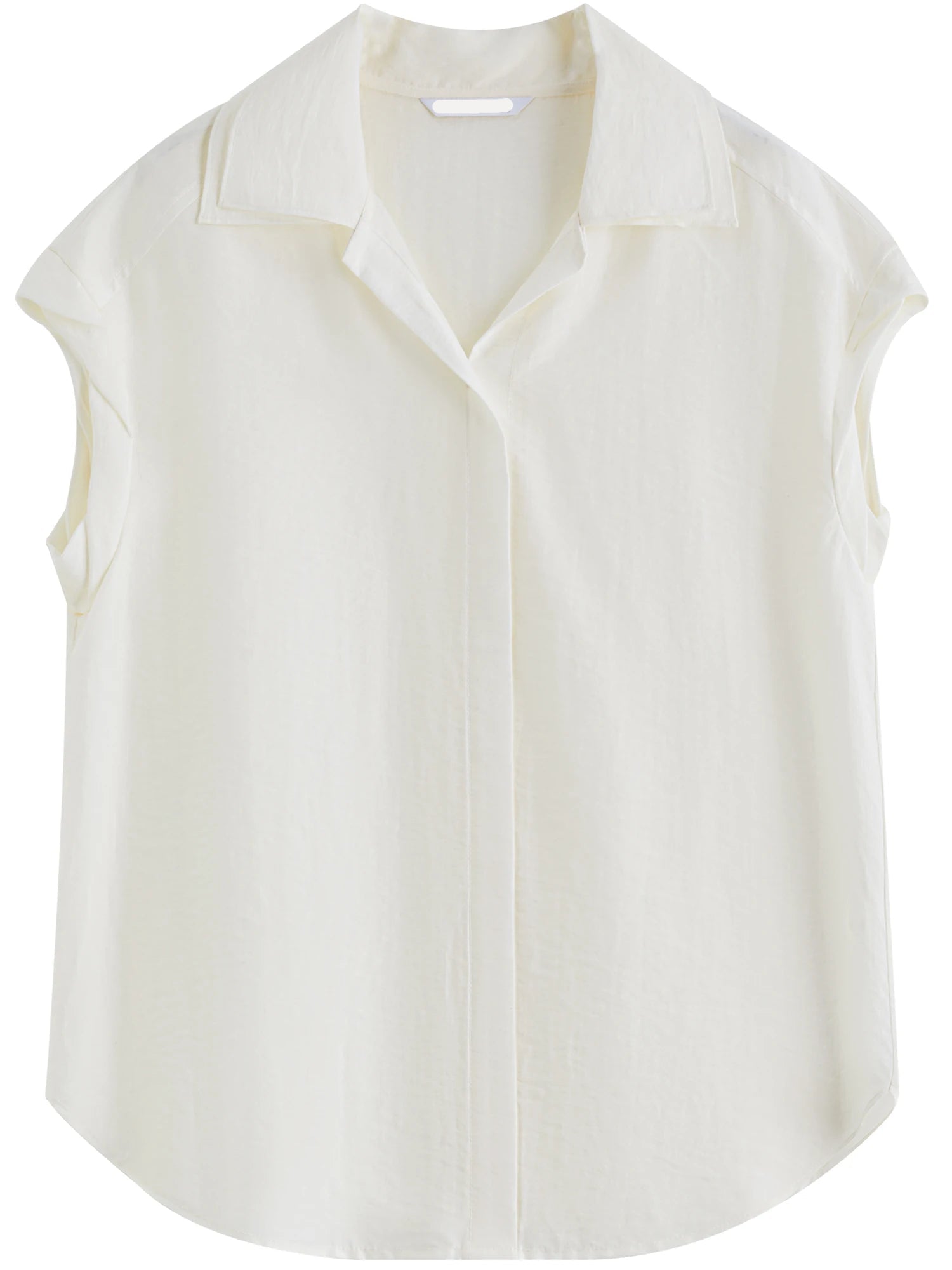 Collared Knit Short-Sleeved Shirt